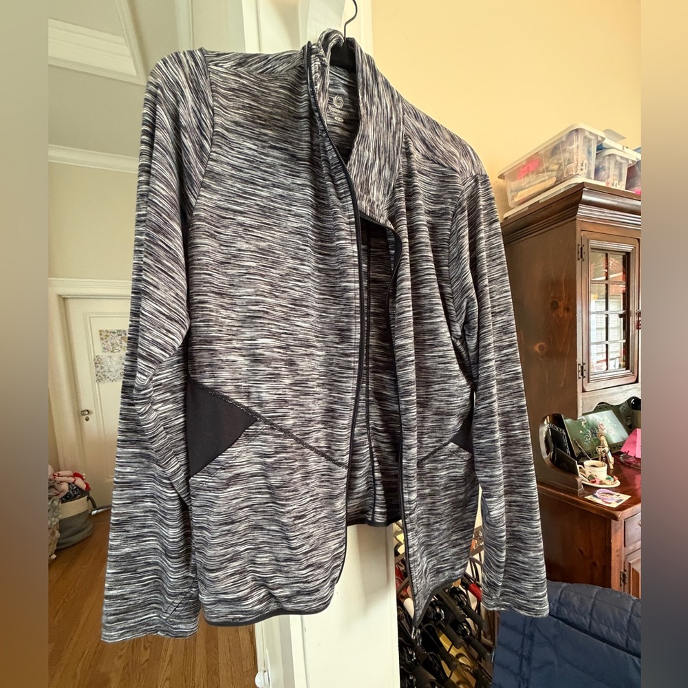 Rainbow Women's Black and Gray Blazer